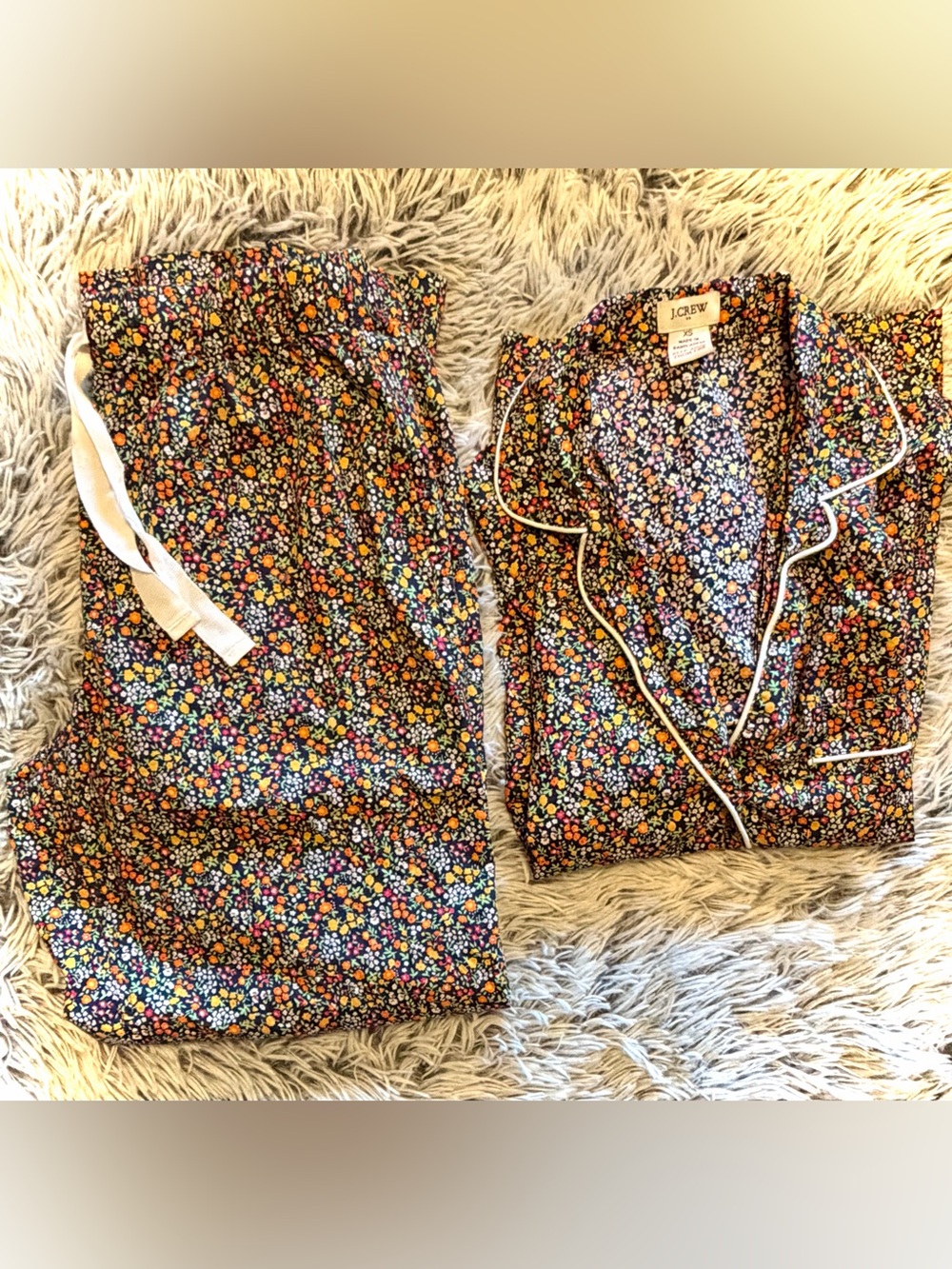 J Crew Floral Pajama Set - Picture 3 of 15